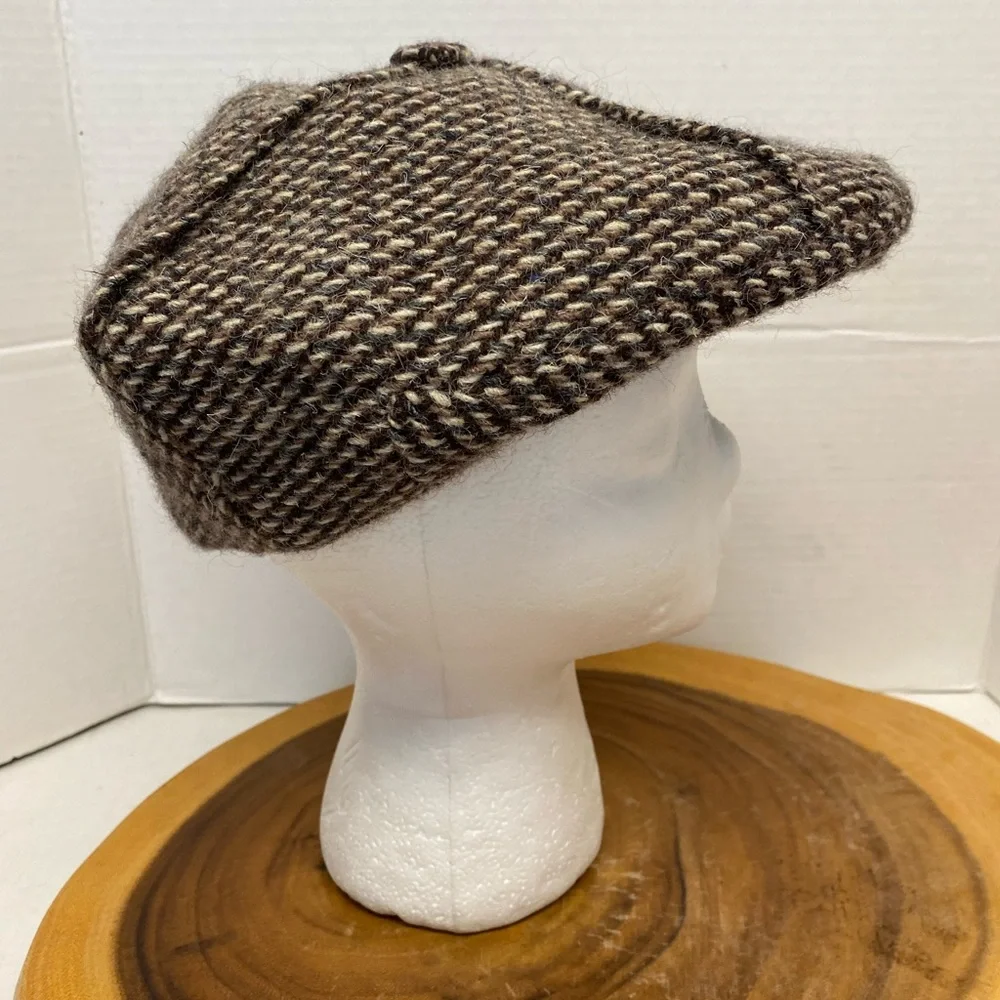 Huntington handmade by Millars Wool Paperboy Cap News Boy Cap Peaky Blinders